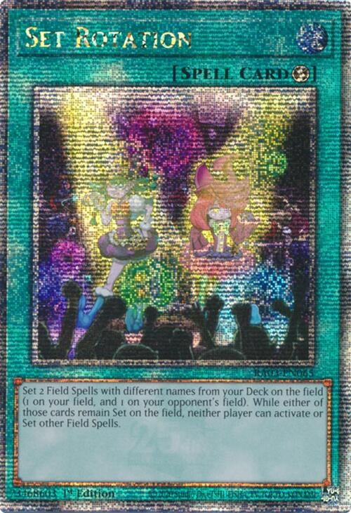 Set Rotation (Quarter Century Secret Rare) (3065) - YuGiOh Single