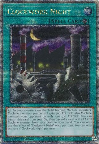 Clockwork Night (Quarter Century Secret Rare) (3071) - YuGiOh Single