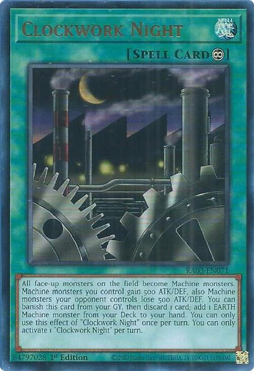 Clockwork Night (UR) (3071) - YuGiOh Single