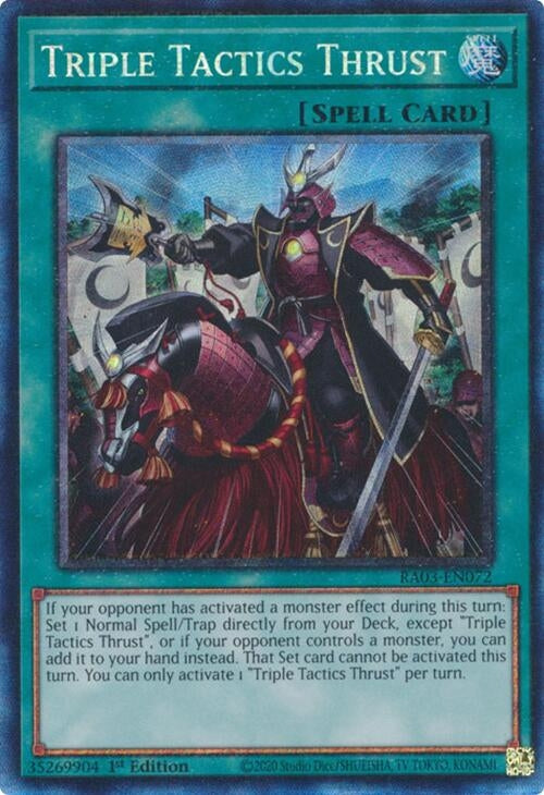 Triple Tactics Thrust (PCR) (3072) - YuGiOh Single