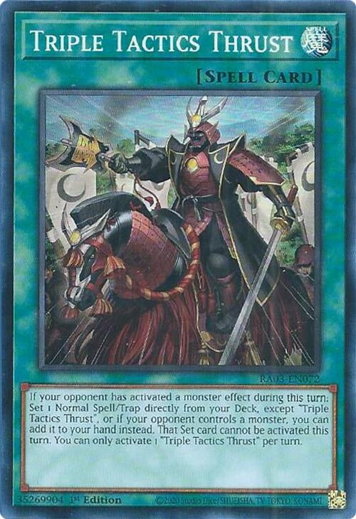 Triple Tactics Thrust (3072) - YuGiOh Single
