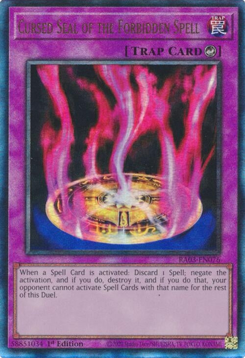 Cursed Seal of the Forbidden Spell (PUR) (3076) - YuGiOh Single