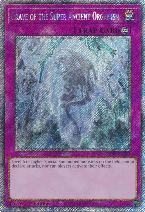 Grave of the Super Ancient Organism (Platinum Secret Rare) (3077) - YuGiOh Single