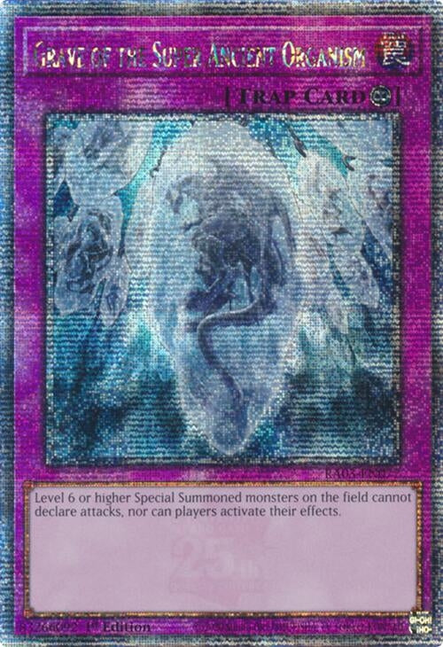 Grave of the Super Ancient Organism (Quarter Century Secret Rare) (3077) - YuGiOh Single