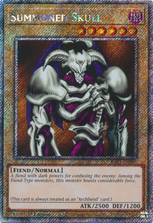 Summoned Skull (Platinum Secret Rare) (3086) - YuGiOh Single