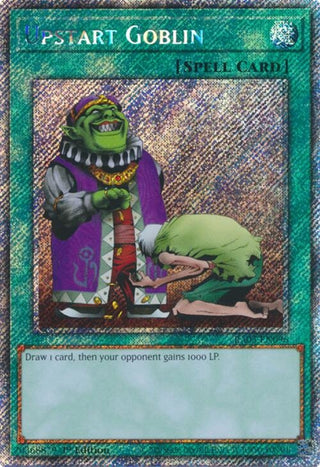Upstart Goblin (Platinum Secret Rare) (3096) - YuGiOh Single