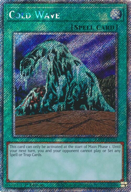 Cold Wave (Platinum Secret Rare) (3104) - YuGiOh Single