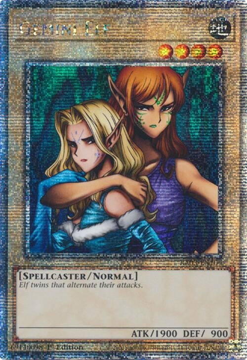 Gemini Elf (Quarter Century Secret Rare) (3109) - YuGiOh Single