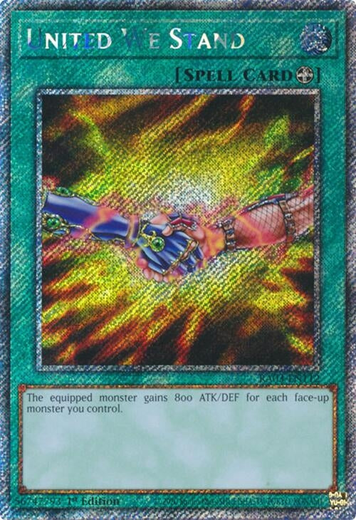United We Stand (Platinum Secret Rare) (3112) - YuGiOh Single