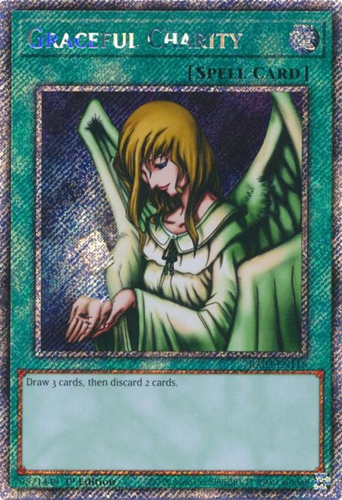 Graceful Charity (Platinum Secret Rare) (3116) - YuGiOh Single