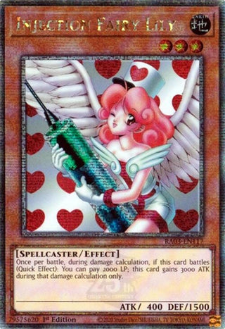 Injection Fairy Lily (Quarter Century Secret Rare) (3117) - YuGiOh Single