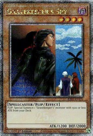 Gravekeeper’s Spy (Quarter Century Secret Rare) (3121) - YuGiOh Single