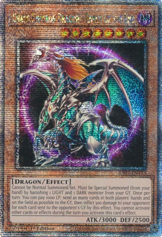 Chaos Emperor Dragon - Envoy of the End (Quarter Century Secret Rare) (3133) - YuGiOh Single