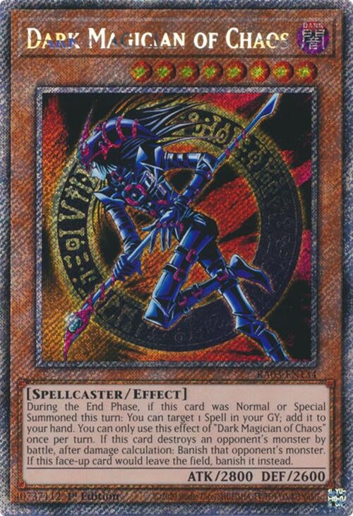 Dark Magician of Chaos (Platinum Secret Rare) (3134) - YuGiOh Single