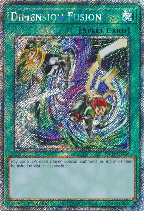 Dimension Fusion (Platinum Secret Rare) (3136) - YuGiOh Single