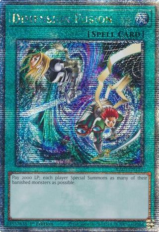 Dimension Fusion (Quarter Century Secret Rare) (3136) - YuGiOh Single