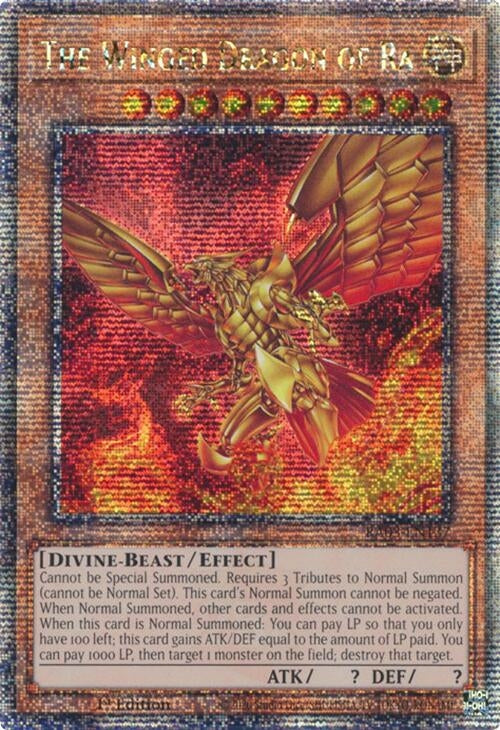 The Winged Dragon of Ra (Quarter Century Secret Rare) (3137) - YuGiOh Single