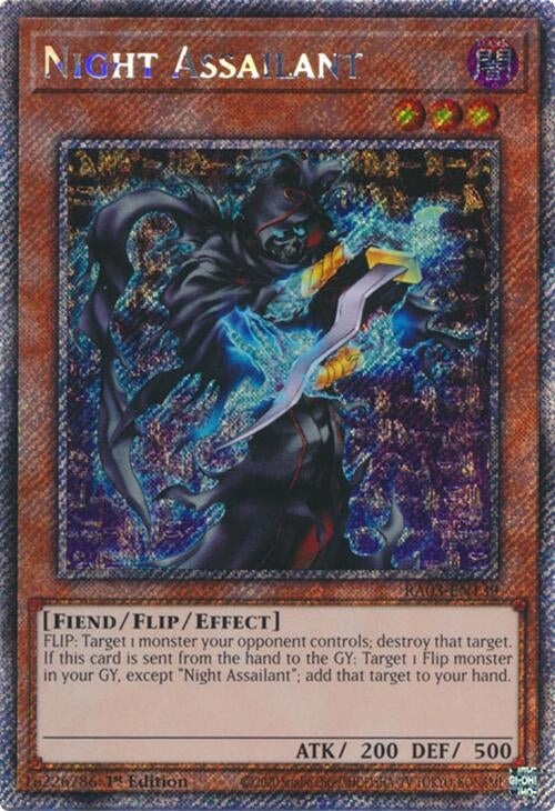 Night Assailant (Platinum Secret Rare) (3139) - YuGiOh Single