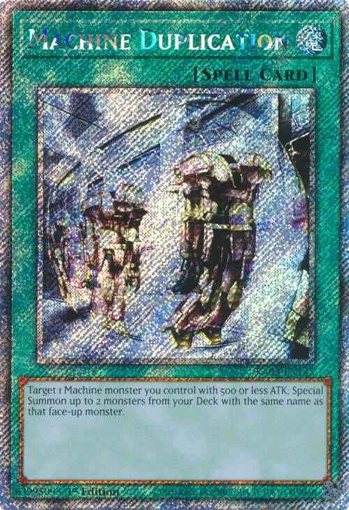 Machine Duplication (Platinum Secret Rare) (3145) - YuGiOh Single