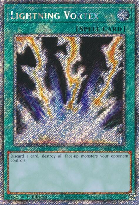 Lightning Vortex (Platinum Secret Rare) (3148) - YuGiOh Single