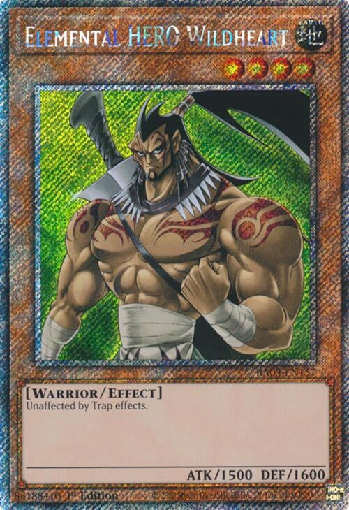 Elemental HERO Wildheart (Platinum Secret Rare) (3157) - YuGiOh Single