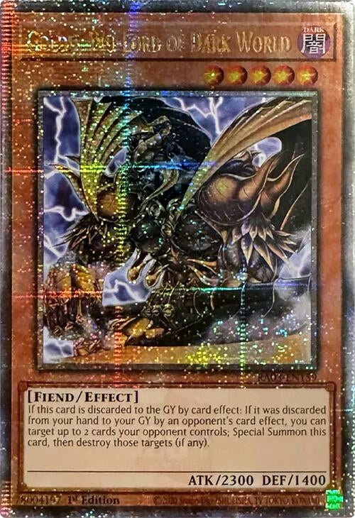 Goldd Wu-Lord of Dark World (Quarter Century Secret Rare) (3159) - YuGiOh Single