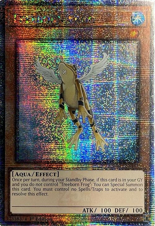 Treeborn Frog (Quarter Century Secret Rare) (3161) - YuGiOh Single