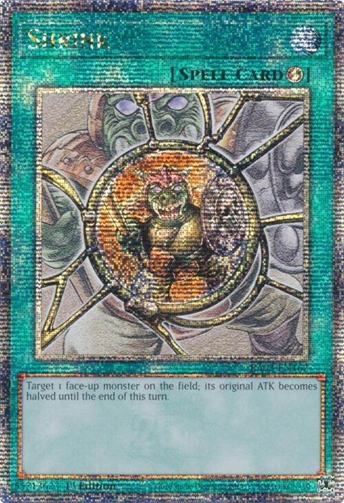 Shrink (Quarter Century Secret Rare) (3162) - YuGiOh Single