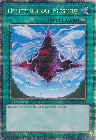 Dimensional Fissure (Quarter Century Secret Rare) (3163) - YuGiOh Single