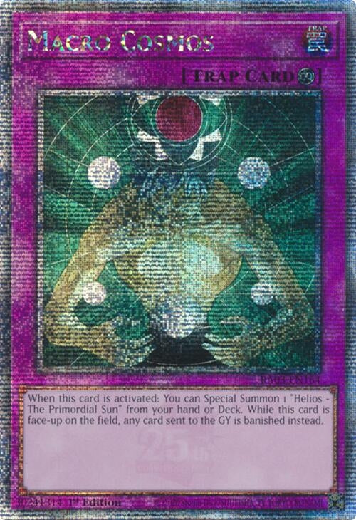Macro Cosmos (Quarter Century Secret Rare) (3164) - YuGiOh Single