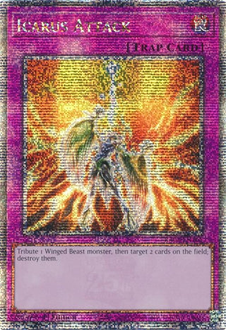 Icarus Attack (Quarter Century Secret Rare) (3165) - YuGiOh Single