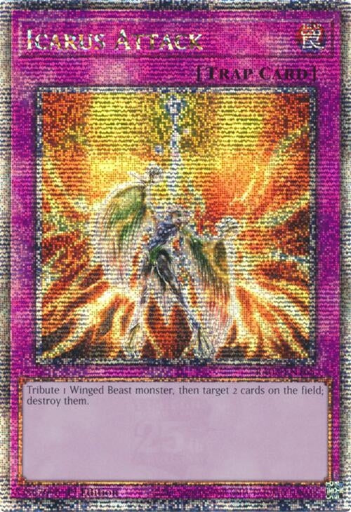 Icarus Attack (Quarter Century Secret Rare) (3165) - YuGiOh Single