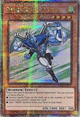 Elemental HERO Stratos (Quarter Century Secret Rare) (3177) - YuGiOh Single