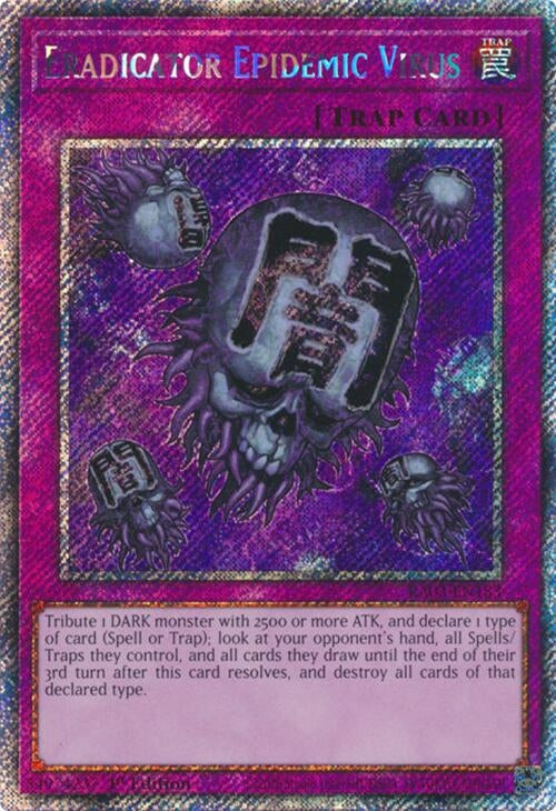 Eradicator Epidemic Virus (Platinum Secret Rare) (3183) - YuGiOh Single