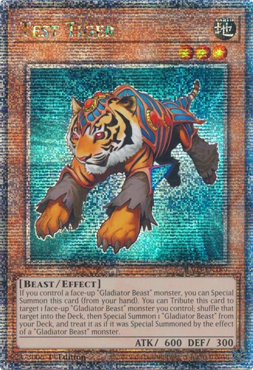 Test Tiger (Quarter Century Secret Rare) (3189) - YuGiOh Single