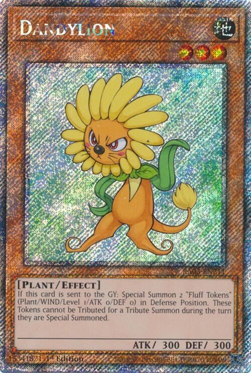 Dandylion (Platinum Secret Rare) (3211) - YuGiOh Single