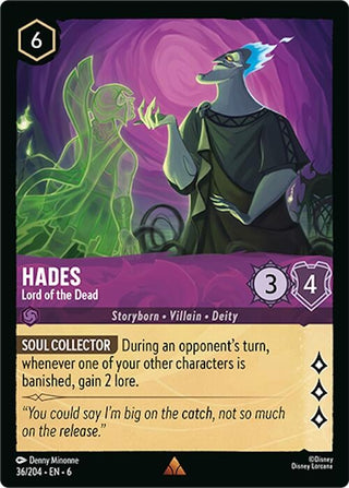 Hades - Lord of the Dead (36) (6) - Disney Lorcana Single