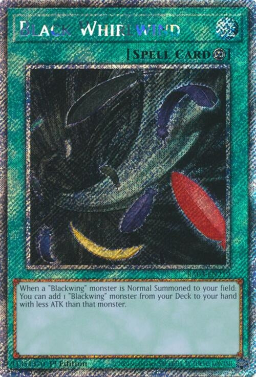 Black Whirlwind (Platinum Secret Rare) (3219) - YuGiOh Single