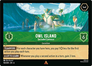 Owl Island - Secluded Entrance (102) (6) - Disney Lorcana Single