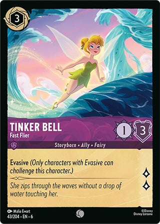 Tinker Bell - Fast Flier (43) (6) - Disney Lorcana Single