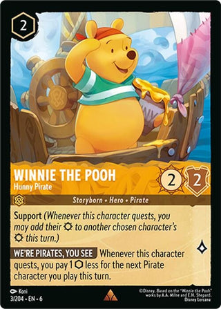 Winnie the Pooh - Hunny Pirate (3) (6) - Disney Lorcana Single