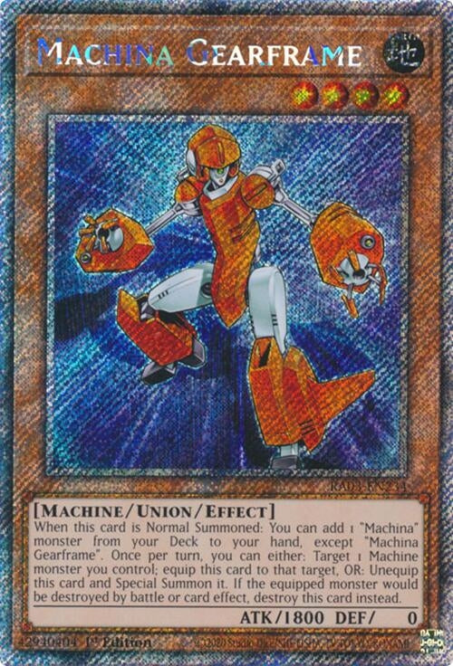 Machina Gearframe (Platinum Secret Rare) (3234) - YuGiOh Single