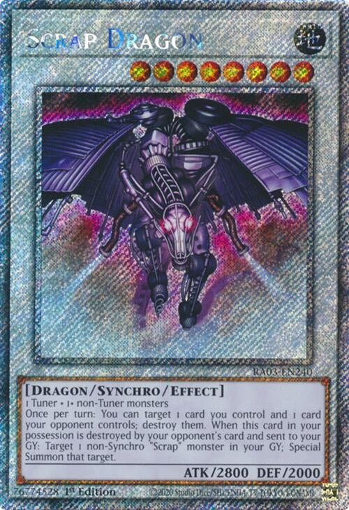 Scrap Dragon (Platinum Secret Rare) (3240) - YuGiOh Single