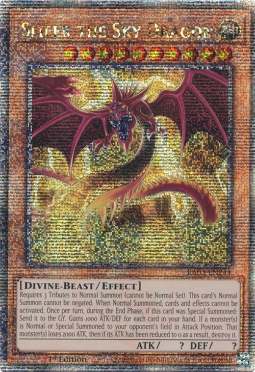 Slifer the Sky Dragon (Quarter Century Secret Rare) (3244) - YuGiOh Single