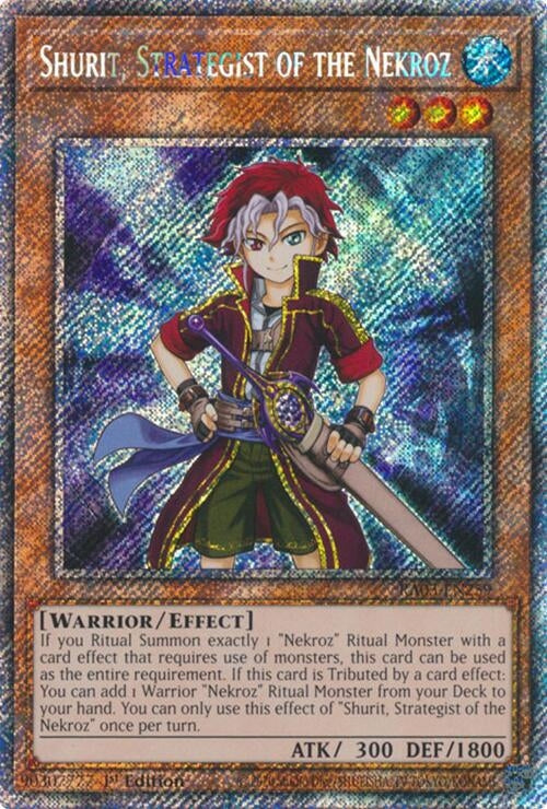 Shurit Strategist of the Nekroz (Platinum Secret Rare) (3259) - YuGiOh Single