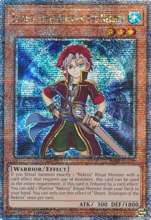 Shurit Strategist of the Nekroz (Quarter Century Secret Rare) (3259) - YuGiOh Single