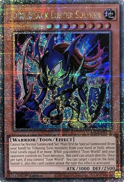 Toon Black Luster Soldier (Quarter Century Secret Rare) (3272) - YuGiOh Single
