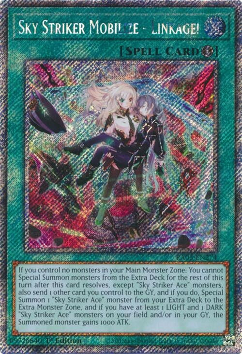 Sky Striker Mobilize - Linkage! (Platinum Secret Rare) (3274) - YuGiOh Single