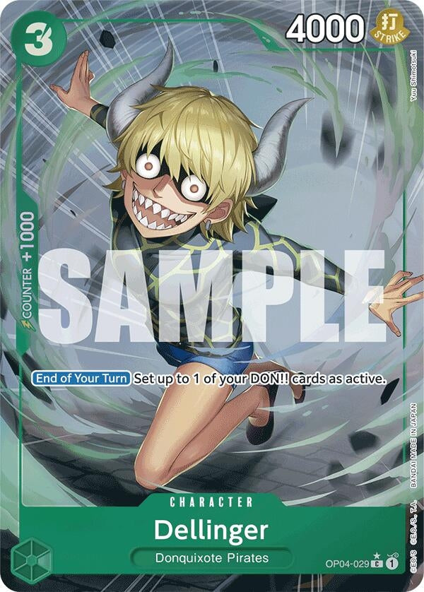 Dellinger (Full Art) (4029) (PRB-01) - One Piece Card Game Single