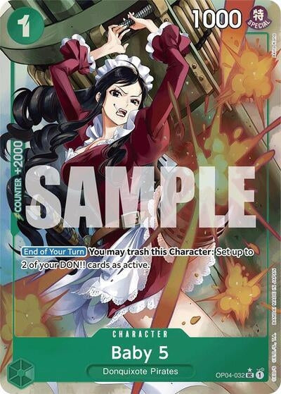 Baby 5 (OP04-032) (Full Art) (4032) (PRB-01) - One Piece Card Game Single